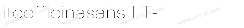 itcofficinasans LT字体转换